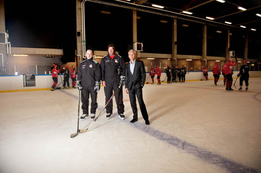 Stefan Nyman, sportchef, Hugo Stenbeck, Anders Olson