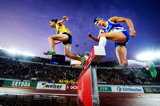 Daniel Lundgren, Sverige, och Joonas Harjamäki, Finland