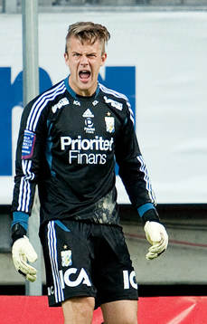 Erik Dahlin, målvakt