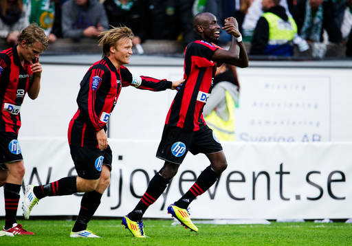 Nicklas Bärkroth och Aziz Corr Nyang, Brommapojkarna, jubel