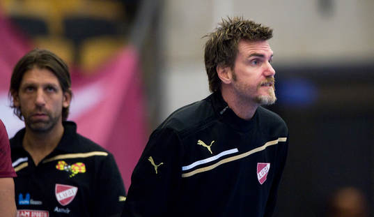 Johan Zanotti och Tomas Axnér, tränare