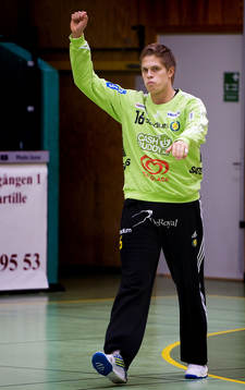 Peter Johannesson, målvakt, jubel