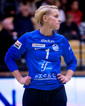 Karin Carlsson, målvakt, Heid