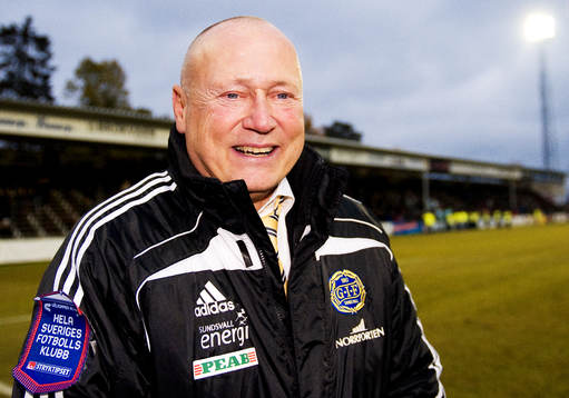 Sören Åkeby, tränare. Sundsvall klara för Allsvenskan