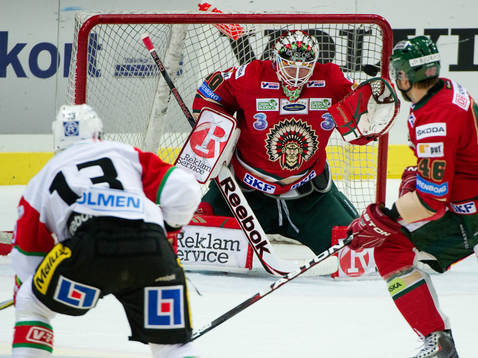 Fredric Andersson, Modo, gör 2-0 bakom Frederik Andersen,