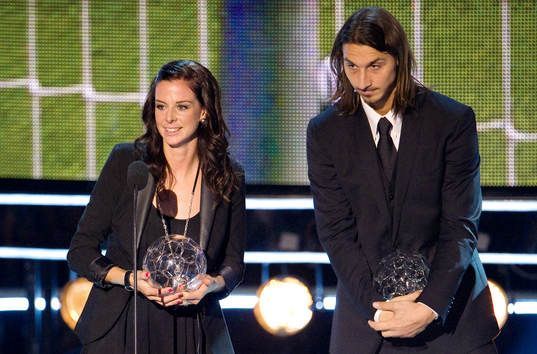 Lotta Schelin, Zlatan Ibrahimovic, årets forward