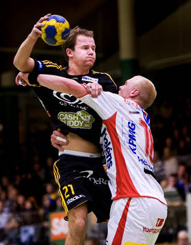 Tobias Albrechtson, Sävehof, stoppas av Christoffer