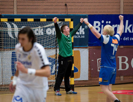 Jubel Filip Krook, målvakt, Victor Skillhammar,