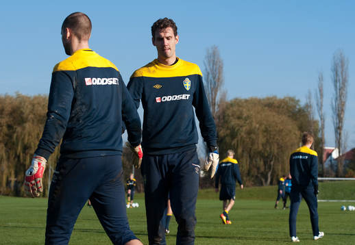 Johan Wiland, Andreas Isaksson, målvakter. Målvakt
