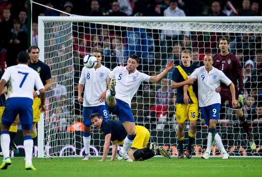 Gary Cahill, Bobby Zamora, England. Kim Källström, Pontus