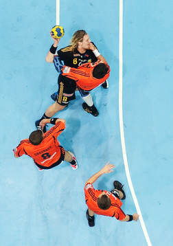 Handboll, Champions League, Sävehof - Kadetten