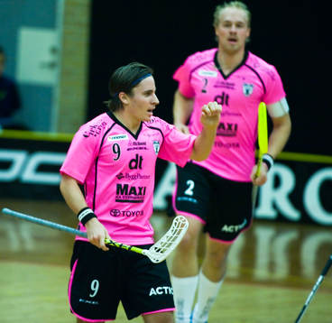 Alexander Galante Carlström och Eric Björk, Falun, jubel