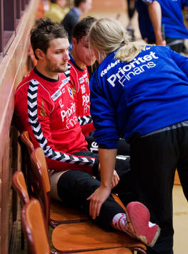 Erik Hörberg, målvakt, skada