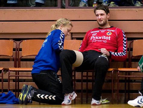 Erik Hörberg, målvakt, Redbergslid, skada