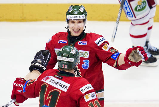 Victor Backman, Frölunda, jubel, 1-1