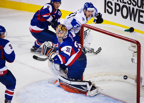 Dominik Riecicky, målvakt, Slovakien, stolpe