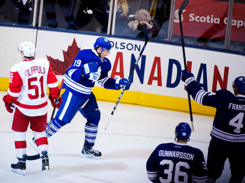 Joffrey Lupul, Toronto, jubel
