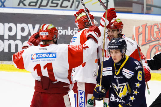 Jubel i Timrå, depp i HV71