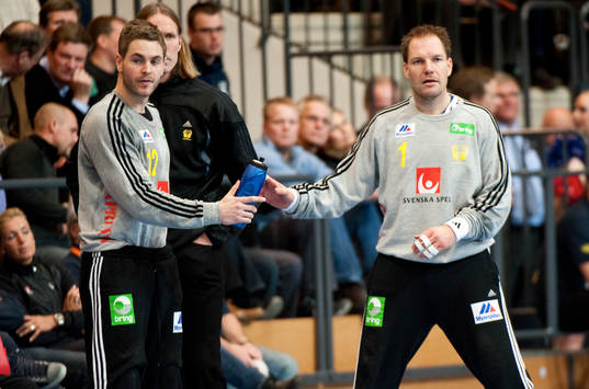 Andreas Palicka, målvakt och Mattias Andersson, målvakt,