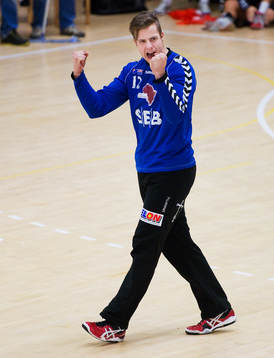 Sebastian Abrahamsson, målvakt, Önnered, jubel