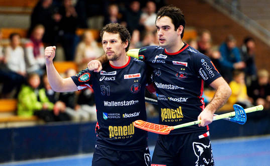 Daniel Calebsson, Peter Runnestig, Pixbo, jubel