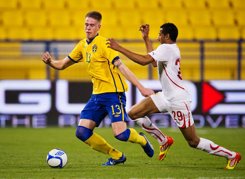Pontus Jansson, Sverige, utmanas av Ahmed Al Khattal,