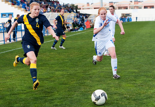 Annica Svensson, Sverige, Thelma Einarsdottir, Island