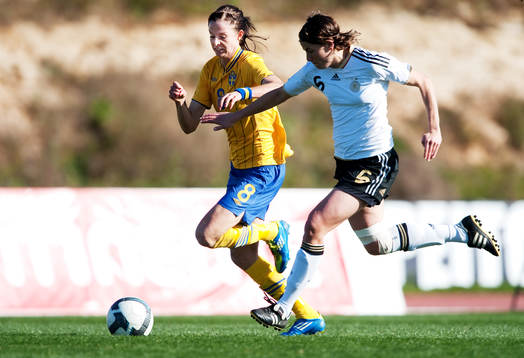 Lotta Schelin, Sverige, Annike Krahn, Tyskland