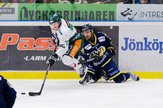 Anton Grundel, Färjestad, Johan Lindström, HV71
