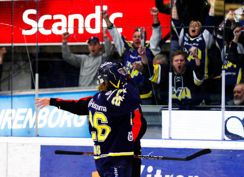 Kamil Piros, HV71, glädje, jubel