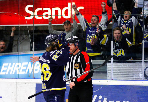 Kamil Piros, HV71, glädje, jubel
