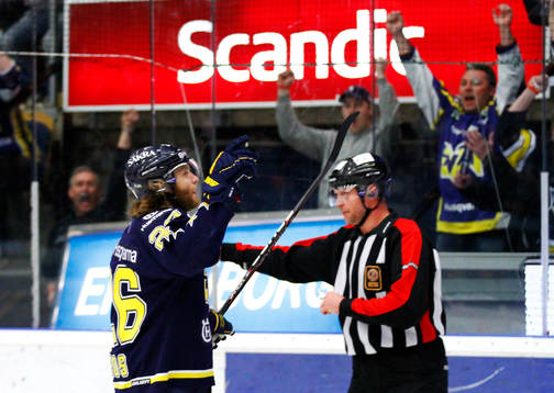 Kamil Piros, HV71, glädje, jubel