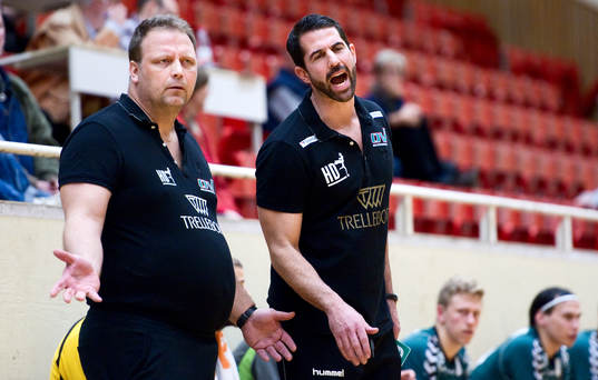 Joakim Forsberg, assisterande tränare, Ian Marco Fog,