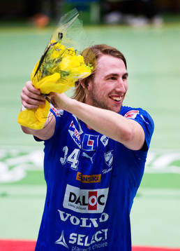 5, Sävehof - Skövde: Tobias Warvne, Skövde, jubel