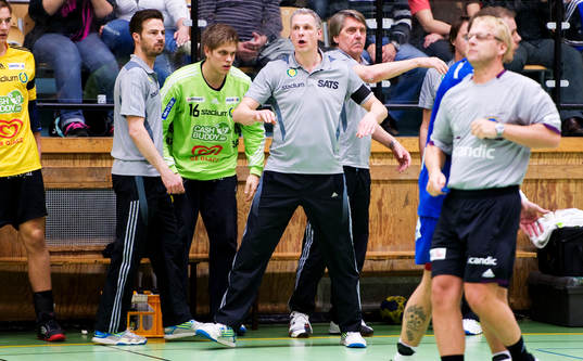 5, Sävehof - Skövde: Mikael Franzén, tränare, Sävehof