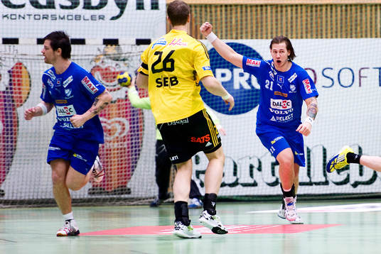 5, Sävehof - Skövde: Andreas Nilsson, Skövde, jubel