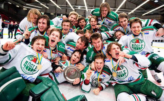 Rögle, Svenska mästare, SM-guld, jubel, glädje
