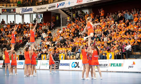 Cheerleader, flickor, hejarklack