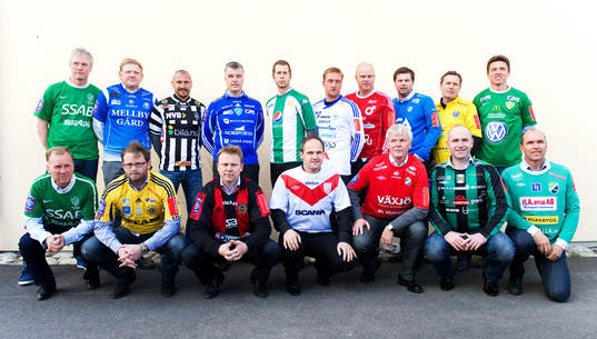 Bakre raden fr.v. Bo Wålemark, Brage, Alf Westerberg,