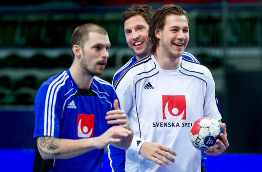 Fredrik Petersen, Tobias Karlsson, Andreas Nilsson, Sverige