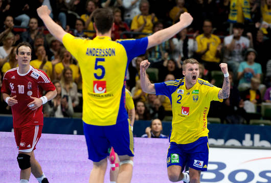 Tobias Aren, Kim Andersson, Sverige, jubel, Gergely