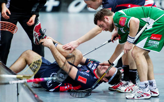 5, Pixbo - Dalen: Peter Runnestig, Pixbo, skada