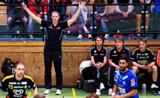 5, Sävehof - Skövde: Mikael Franzén, tränare, Sävehof