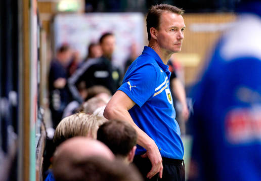 5, Sävehof - Skövde: Henrik Schneider, tränare, Skövde