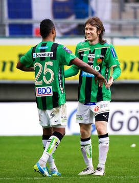Wanderson Do Carmo, Markus Gustafsson, GAIS, jubel