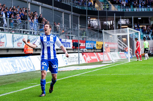 Hannes Stiller, IFK Göteborg, jubel, 1-0