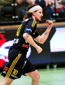 5, Sävehof - Ystad: Victor Fridén, Sävehof, jubel
