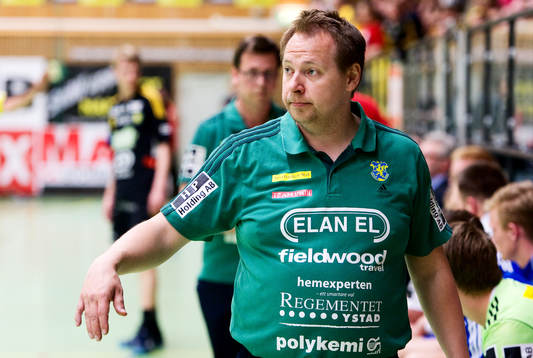 5, Sävehof - Ystad: Mats Engblom, tränare, Ystad