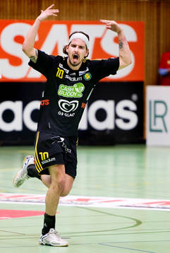 5, Sävehof - Ystad: Victor Fridén, Sävehof, jubel