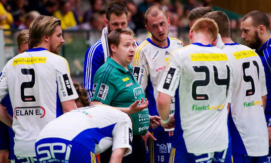5, Sävehof - Ystad: Mats Engblom, tränare, Ystad